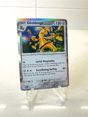 Pokemon TCG Card -  Gholdengo #67 Pokemon Paldean Fates